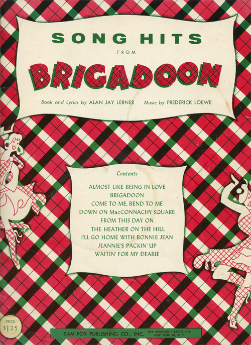 Brigadoon Sheet Music Cover