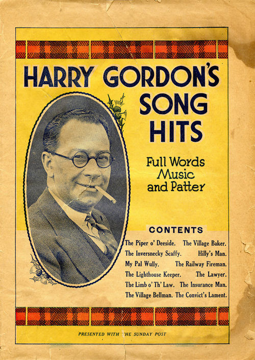 Harry Gordon Music Cover